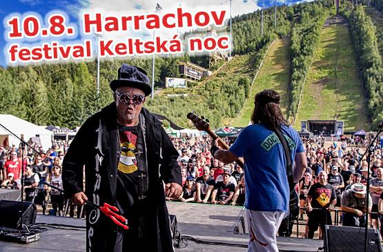 Ve čtvrtek 8.8. začíná v Harrachově krkonošský open air festival s nejlepším výhledem Keltská noc 2024